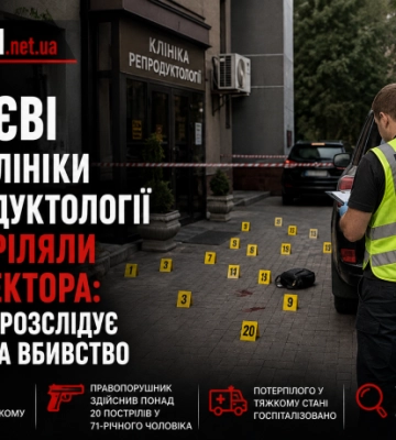 У Києві біля клініки репродуктології розстріляли її директора: поліція розслідує замах на вбивство