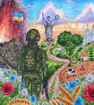Малювали про захисників і Перемогу: на Рівненщині визначили найкращі дитячі роботи