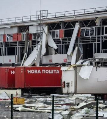 У Дніпрі російська Бандероль знищила депо Нової пошти