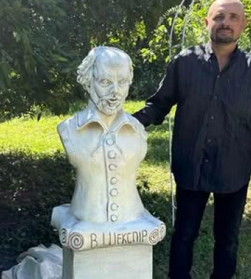 У Полтаві відкрили перший в Україні памятник Шекспіру: хто замовник