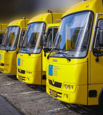 Шість нових шкільних автобусів надійшли у розпорядження територіальних громад Харківщини