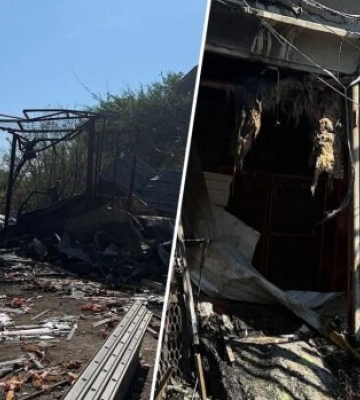 Удар по Днепру уничтожил депо и отделение "Новой почты": погиб сотрудник, пятеро ранены