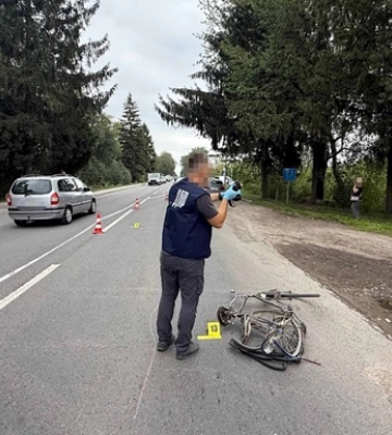 На Львовщине полицейский с 1,7 промилле насмерть сбил велосипедиста