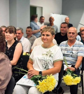 Працівникам склозаводу на Рівненщині вручили подяки та грамоти з нагоди 26-річчя підприємства