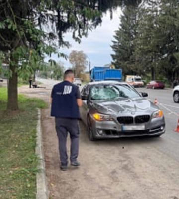 На Львівщині поліцейський із 1,7 проміле насмерть збив велосипедиста