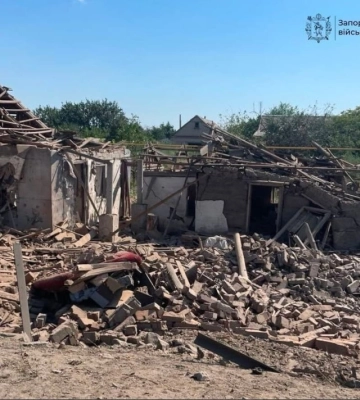 Удар по Запоріжжю і району: є загиблий і поранені