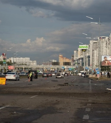 Вчора у Києві від обстрілів постраждали 14 людей