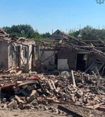 У Запорізькій області через обстріли одна людина загинула, ще четверо – поранені