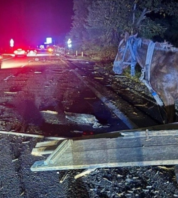 На Волині авто зіткнулося з підводою: 63-річного чоловіка госпіталізували