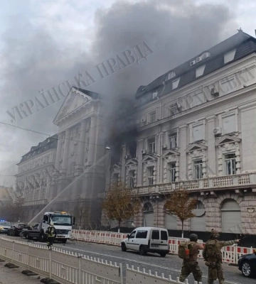 Удар по будівлі СБУ в Києві: російський дрон влучив у кабінет т.в.о. голови Служби Поклада – джерела УП 