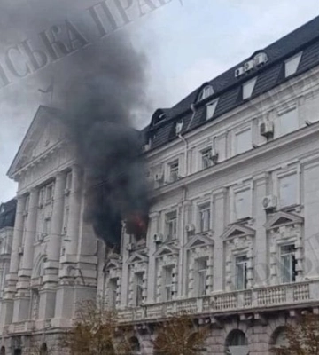 Росія вдарила дроном по будівлі СБУ в центрі Києва: цілила в кабінет Поклада
