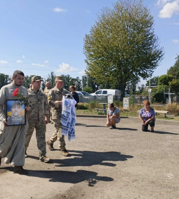 Попрощалися із військовим на Черкащині, який помер від захворювань