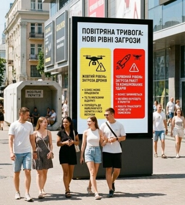 Повітряні тривоги в Україні можуть розділити на два рівні: що зміниться для людей