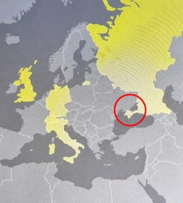 Швейцарський музей потрапив у скандал через карту з «російським» Кримом