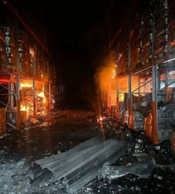 Війська РФ знову вдарили по товарних складах на Одещині