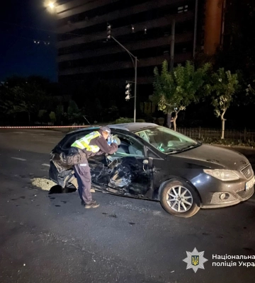 В Івано-Франківську поліція затримала нетверезого водія за ДТП із пораненою