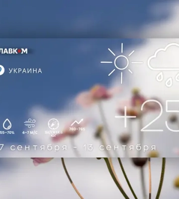 Прогноз погоды на неделю 7 – 13 сентября 2026 года
