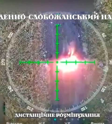На Харківщині Слобожанські «Скіфи» цспішно знищили укриття російських загарбників