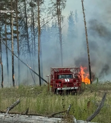 Вогонь охопив 153 гектари: на Харківщині триває ліквідація лісових пожеж 
