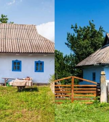 Хатина 19 століття з антикварним замком: у селі на Хмельниччині зберігся незвичайний будинок