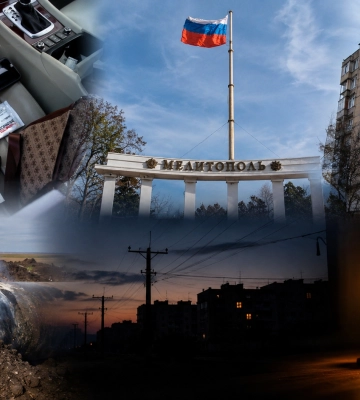 Охота на «менял»: в Мелитополе оккупанты судят местного жителя за обмен валют и зачищают финансовый рынок (скрины)