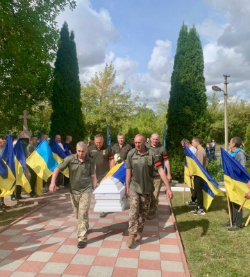 На Волині поховали молодого воїна Миколу Андрощука, який загинув понад 2 роки тому