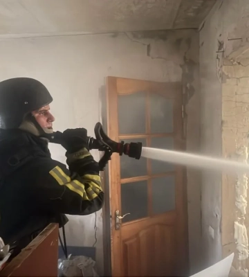 Россия нанесла удар с помощью дрона по Запорожью, ранен 26-летний мужчина. ФОТО