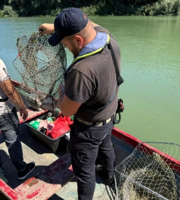 В Ізмаїльському районі затримано порушника за незаконний вилов червонокнижної риби