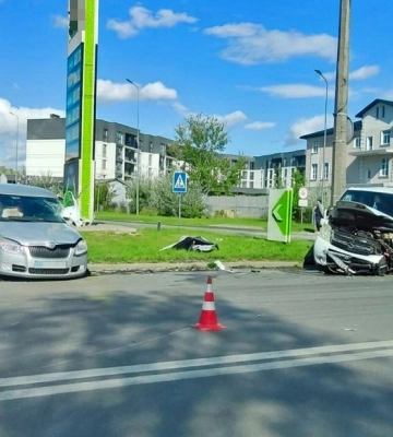 У Луцьку зіткнулися два авто: є травмовані