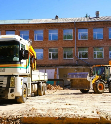 У Полтаві розпочали будівництво першого опорного харчоблоку для школярів