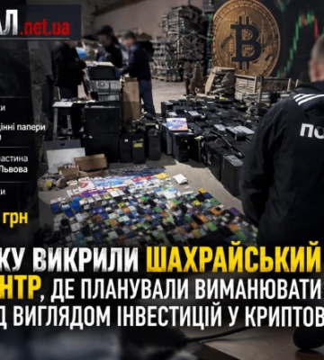 У Луцьку викрили шахрайський кол-центр, де планували виманювати гроші під виглядом інвестицій у криптовалюту