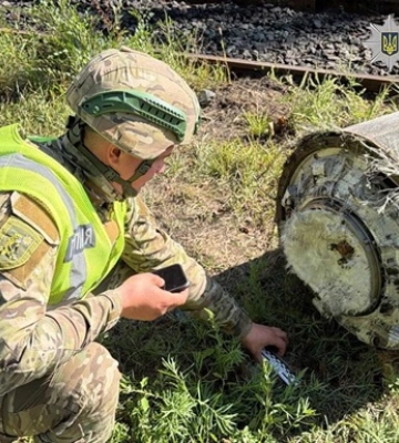Взрывотехники изъяли в Киеве обломок российской ракеты с около 50 кг взрывчатки