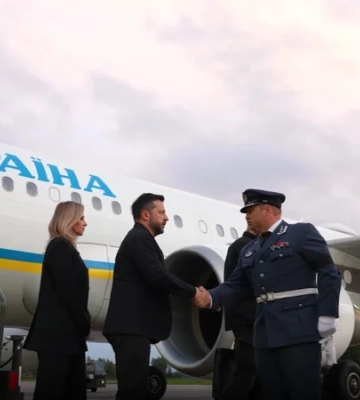 Зеленские прибыли в Норвегию на церемонию прощания с королем Харальдом V