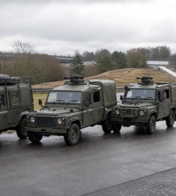 Land Rover представить у Великій Британії чотири військові Defender Wolf Series II