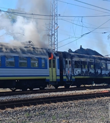 В Харьковской области россияне атаковали поезд: 6 человек пострадали