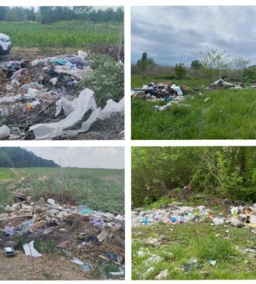На Полтавщині ліквідували шість несанкціонованих сміттєзвалищ
