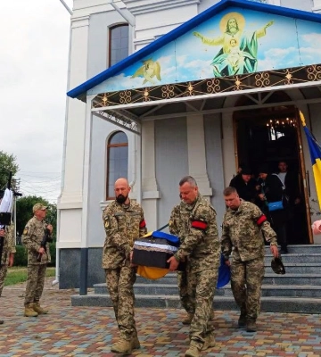 У Котельві попрощалися з полеглим на Донеччині воїном 119-ї ОБр ТрО Олександром Хоменком