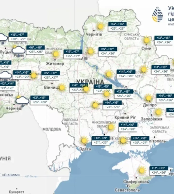 Потепління очікується в Україні в найближчі дні, але в багатьох областях невеликі дощі