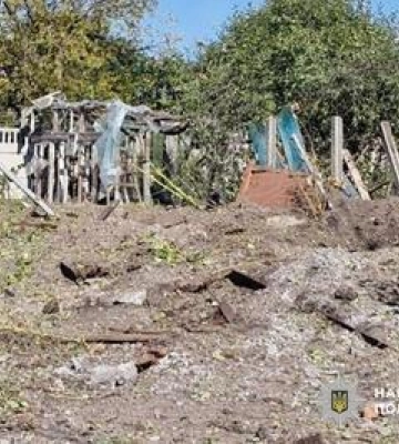 В поліції показали наслідки ворожого обстрілу Кременчука