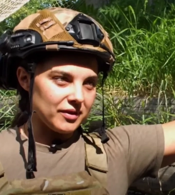 Боевой медик Диана за день эвакуировала 16 раненых из-под обстрелов