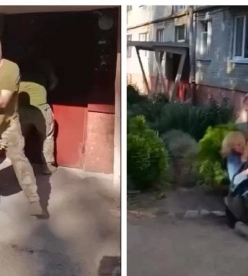 Во Львове военный ТЦК силой повалил на землю женщину