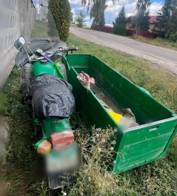 На Київщині внаслідок ДТП постраждав 74-річний мотоцикліст