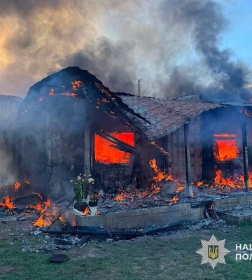 На Дніпропетровщині чоловік підпалив будинок співмешканки після конфлікту