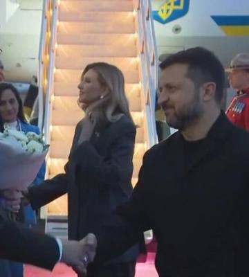 Зеленський та перша леді прибули до Канади з триденним візитом