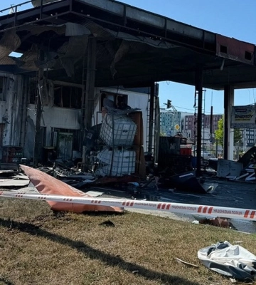 "Укрнафта" подтвердила удар БПЛА по своей АЗС в Киеве, опровергла наличие пострадавших среди персонала и гостей
