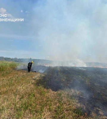 Понад 2 гектари екосистем вигоріли на Рівненщині за минулу добу(ФОТО+ВІДЕО)