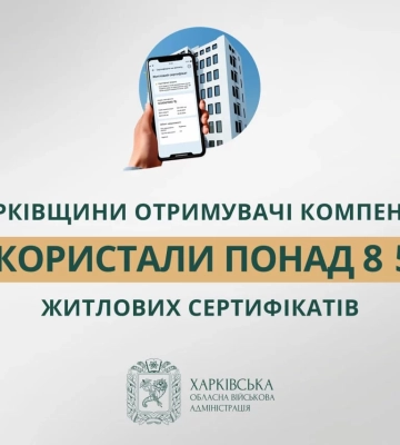 8500 житлових сертифікатів використали жителі Харківщини: де купують будинки