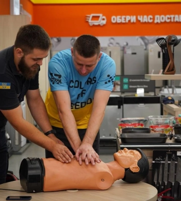 У Черкасах працівників торговельних центрів навчали діяти під час надзвичайних ситуацій