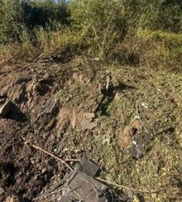 На Миргородщині зафіксували падіння ворожого БпЛА