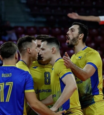 Збірна України з перемоги над Ізраїлем стартувала на волейбольному Чемпіонаті Європи